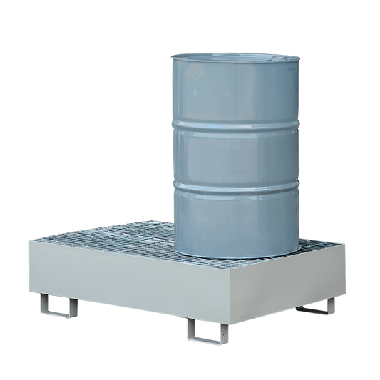 2 Drum Metal Spill Containment Pallet