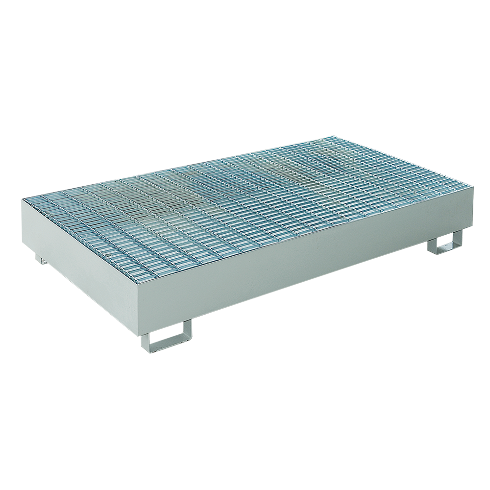 4 Drum Metal Spill Containment Pallet