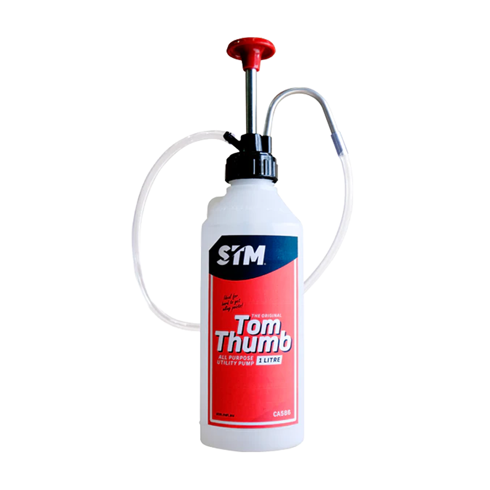 1 Litre Tom Thumb Oil Pump - Portable Hand Pump for Small Engines