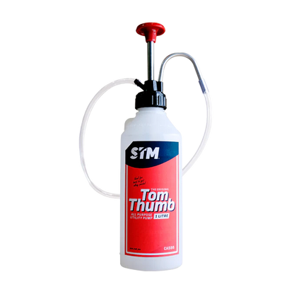 1 Litre Tom Thumb Oil Pump - Portable Hand Pump for Small Engines