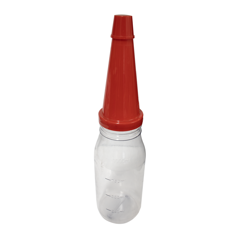 Driveway Oil Bottle 1 Litre Clear Back Product Image