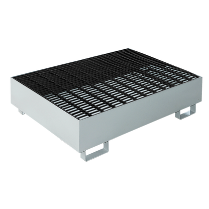 2 Drum Metal Spill Containment Pallet