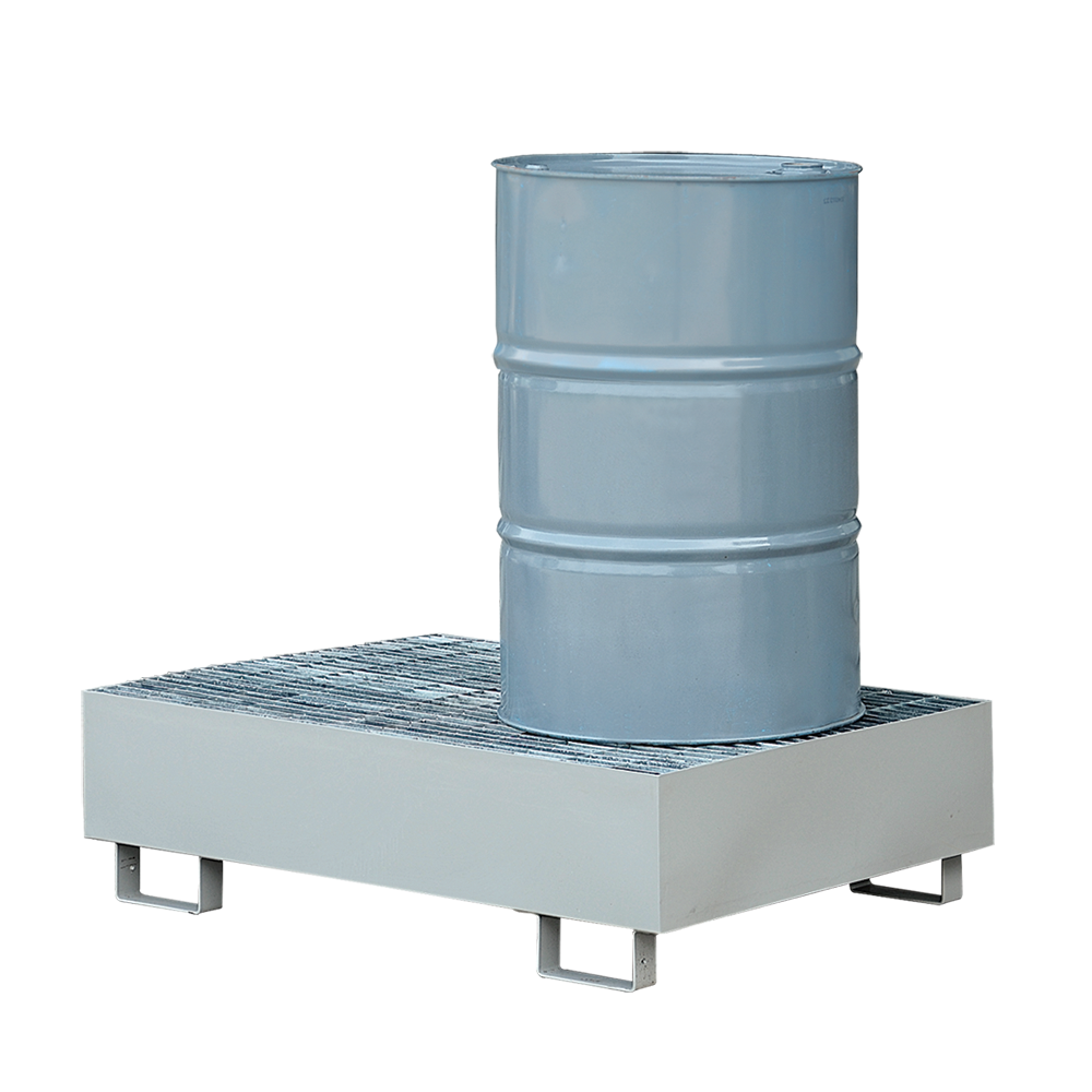 2 Drum Metal Spill Containment Pallet