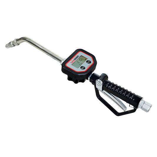 Digital Oil Meter Nozzle with Flow Control - Rigid Spout Product Image