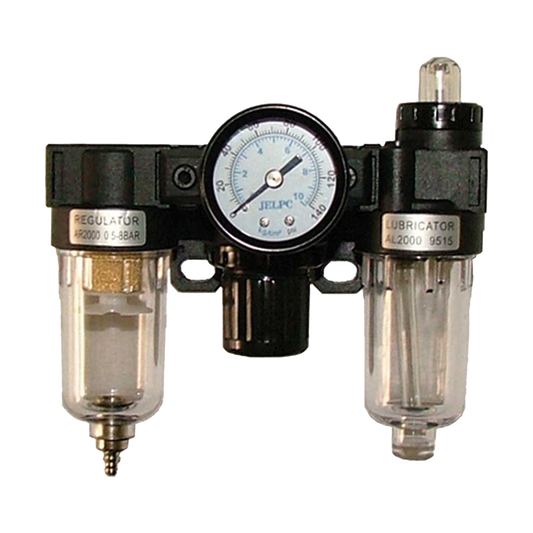 1/4" Air Filter, Regulator and Lubricator Combo Kit