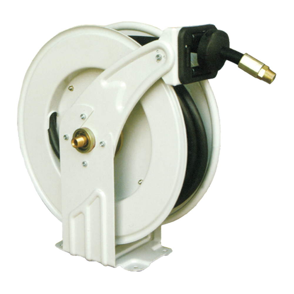 Heavy Duty Deluxe Hose Reel 1/4" - Grease/Oil